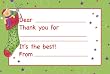 Christmas Stocking Fill-In The Blank Thank You Note Cards
