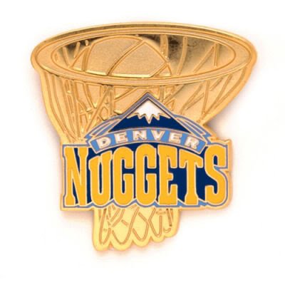 DENVER NUGGETS OFFICIAL LOGO LAPEL PIN