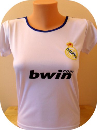 WOMEN REAL MADRID -SPAIN- HOME SOCCER JERSEY FUTBOL .NEW