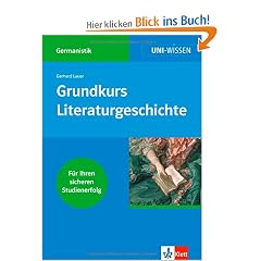 Grundkurs Literaturgeschichte