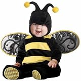 Lil Characters Infant Bee Costume, Black/Yellow