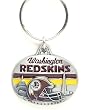 Washington Redskins Pewter Oval Keychain