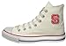 Converse Chuck Taylor All Star Hi Top Unbleached White North Carolina State University Logo Canvas