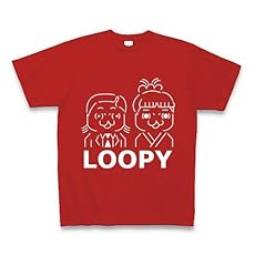 ルーピー夫妻　濃色 Tシャツ Pure Color Print(赤)