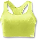 Champion Womens Shiny Seamless Sports Bra, Limeade, Small
