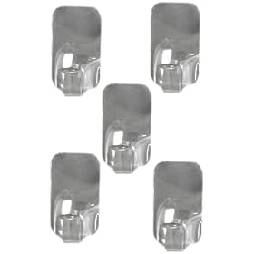 5 pcs Metal Self Adhesive Wall Hooks Hangers