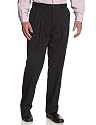 Louis Raphael Men's 100% Wool Pleated Hidden Extension Dress Pant