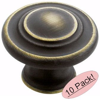 3-Ring Inspirations Knob - Roman Bronze (Set of 10)