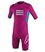 O'Neill Wetsuits Toddler 2 mm Reactor Spring Wetsuit, Pink/Tahiti, 6