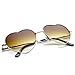 zeroUV - Small Thin Metal Heart Shaped Frame Cupid Sunglasses