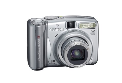 Canon PowerShot A720IS 8MP Digital Camera with 6x Optical Image Stabilized Zoom
