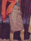 $1430 New GAULTIER Brown Belt Art Corset Skirt 8 / 42