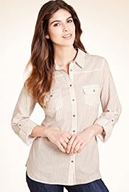 Pure Cotton Classic Collar Striped Dot Shirt