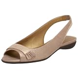 Joy Chen Women's Unwyn-J Peep Toe Slingback Flat