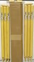 Pro Impact Sports - Full Size 6 Cricket Stumps and 4 Bails - Quality Wood