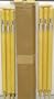 Pro Impact Full Size 6 Cricket Stumps 4 Bails Top Quality Wood $50 Value