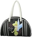 Tinkerbell Handbag Purse in Black & White