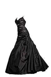 Lace Ruched Backless Beaded  Satin Spaghetti Strap  Ball Gown Evening Dress/Prom Dress/Quinceanera Dress/Party Dress  with a Brush/Sweep Train 