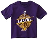 NBA Boys Los Angeles Lakers Short Sleeve Tee "360 Windmill" - R6A36Q-L (Purple, 5/6)
