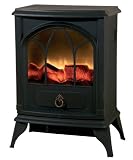 from Kingfisher Portable Electric Wood Burner Style Stove - 2000W Model H100