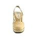 C Label Rollin-5 Womens Espadrille Elastic Sling Back Wedge Sandals