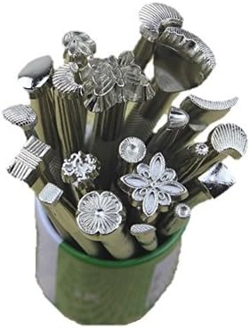 Leather craft tool set carving Leather stamping craft tool fittings (set of 20)