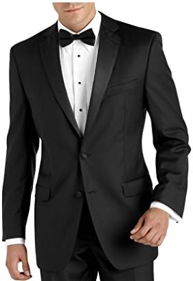 Fellini Uomo Men's Regular Fit Two-Piece Notch Lapel Tuxedo Suit