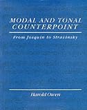 Modal and Tonal Counterpoint: From Josquin to Stravinsky