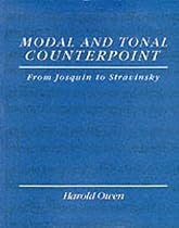 Modal and Tonal Counterpoint: From Josquin to Stravinsky