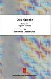 Produkt-Bild: Das Gesetz. Kritik des legalen Denkens