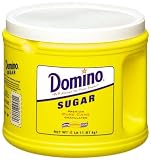 Domino Sugar, Granulated, 64-Ounce Canisters (Pack of 6)