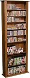 CD DVD Wall Rack Media Storage Tower In Walnut 2411DW