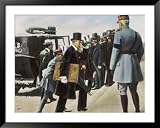 The Terms of the Treaty of Versailles are Finally Agreed and Set out in the Golden Book Framed Art Poster Print, 49x39