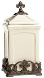 Arthur Court Fleur-De-Lis Tuscan Canister, 13-1/2-Inch