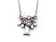 Essentials Tree of Life Necklace - Garnet, Pearl, Rose Quartz and Amethyst Fruits, by Neta