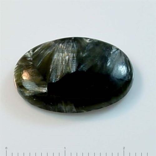 14Ct UNIQUE Natural Seraphinite (21mm X 16mm) Cabochon