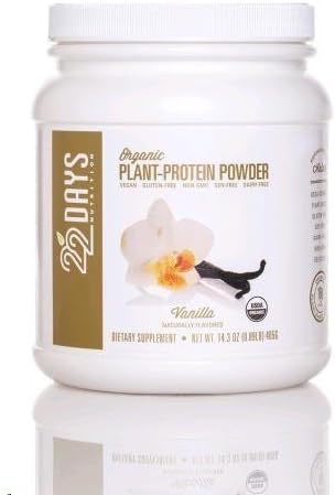 Organic Plant Protein Powder Vanilla 14.30 Ounces