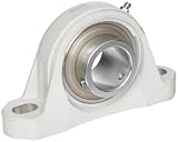 MRC CPB104ZMG Pillow Block Bearing, 2 Bolt Holes, Relubricatable, Non-Expansion, Composite, Setscrew Locking Collar, ZMaRC Coated Insert, Inch, 1-1/4" Bore Diameter