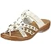Rieker Regina 60861-80, Damen Sandalen/Zehentrenner