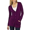 Mossimo&reg; Black: Ultrasoft Boyfriend Cardigan - Plump Plum