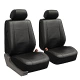 41nWkE%2B34CL. SL160  FH PU001102 PU Leather Car Front Bucket Seat Covers Solid Black color