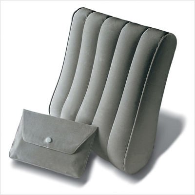 Lewis N. Clark Inflatable Backrest in Gray on Travel Gear Bag Travel Gear Bag Lewis N. Clark Inflatable Backrest in Gray