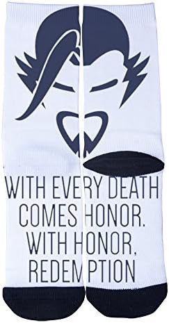 HansMo Men's Hanzo Overwatch Casual Crew Custom Socks