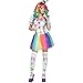 Fun World Women's Color Clown Costume