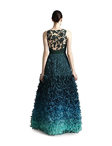 Fabiola Arias Women's Lace Allover Petal Gown