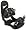 Lamar MX150 08 Men's Hard Snowboard Bindings - Medium - Black