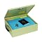 MMF Industries 221615103 Jumbo Fire-Retardant Steel Security Chest with Key Lock
