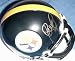 L.C. Greenwood Autographed/Hand Signed Pittsburgh Steelers Football Mini Helmet