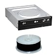LG GH22LS50 22X SATA LightScribe DVD+/-RW Internal Burner Drive with Software with DVD-R 25 Disc Spindle
