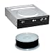 LG GH22LS50 22X SATA LightScribe DVD+/-RW Internal Burner Drive with Software with DVD-R 25 Disc Spindle